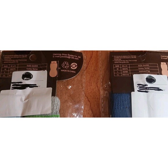 2 Pc Small Dog Pet Socks Skid Bottom Warm Puppy Anti-slip Socks Corgi New - Picture 3 of 3